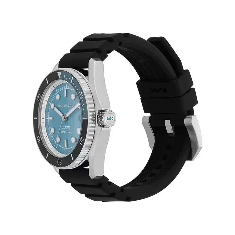 Michael Kors Maritime Tiffany Blue Dial Silicone Men's Watch- MK9167
